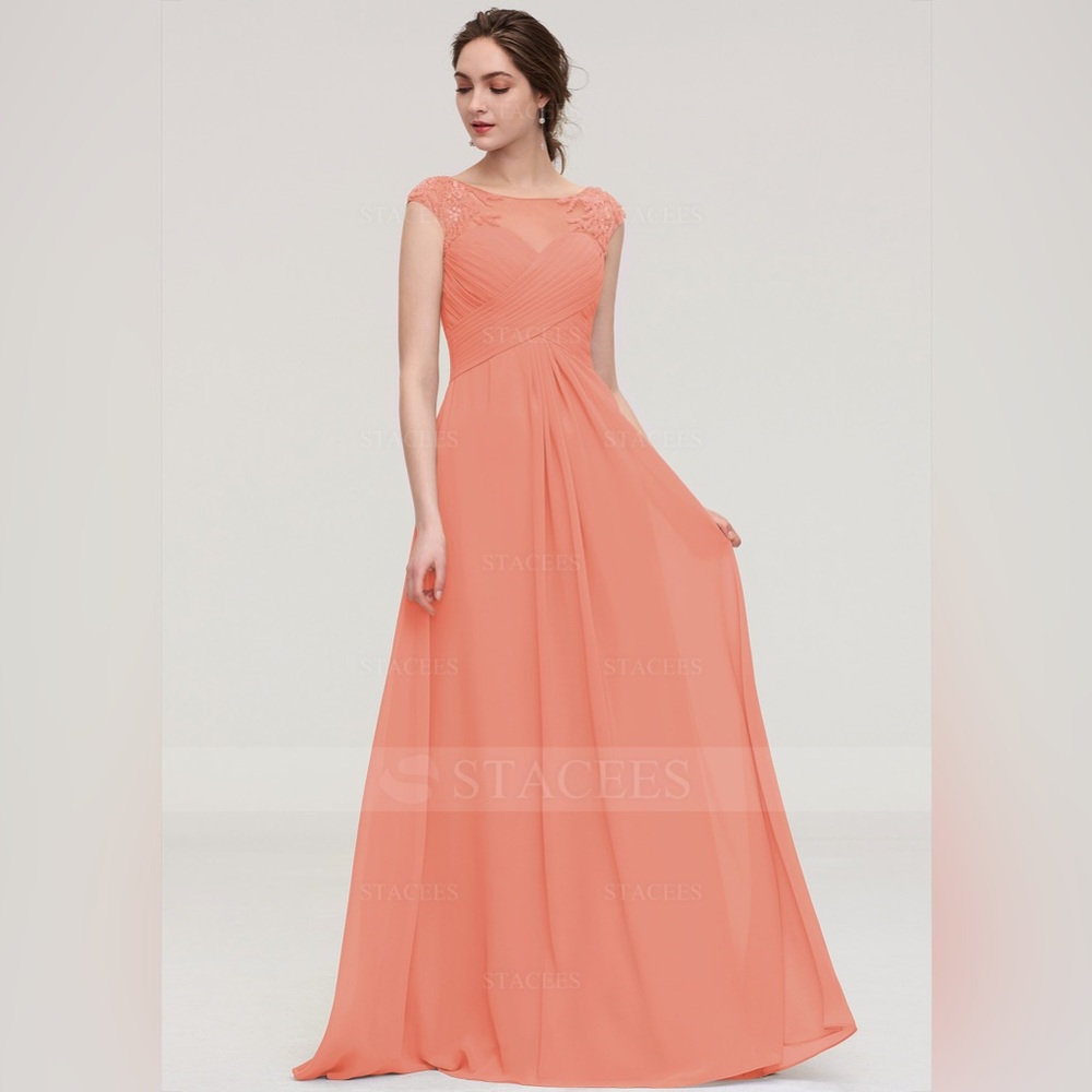 Coral Bridesmaids Dress - Stacee’s